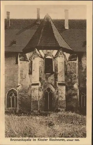 Blaubeuren Kloster Brunnenkapelle Kat. Blaubeuren