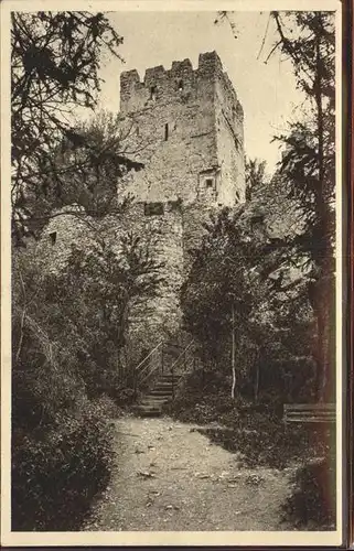 Loerrach Roetteler Schloss Schlossturm Kat. Loerrach