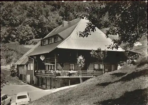 Schoenau Schwarzwald Gasthaus zur schoenen Aussicht Kat. Schoenau im Schwarzwald