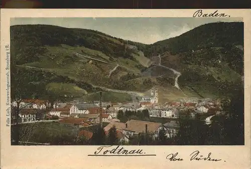 Todtnau Schwarzwald Panorama Kat. Todtnau