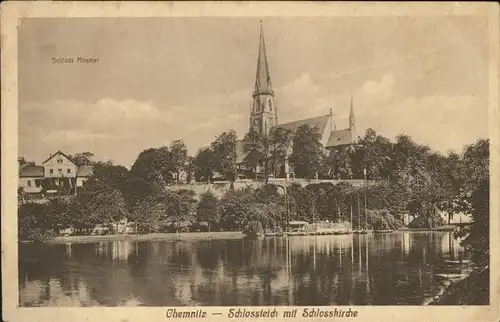 Chemnitz Schloss Miramar Schlosskirche Kat. Chemnitz