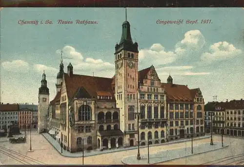 Chemnitz Neues Rathaus Kat. Chemnitz