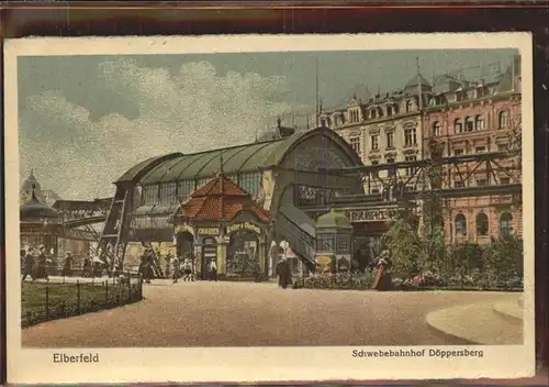 Elberfeld Wuppertal Schwebebahnhof Doeppersberg / Wuppertal /Wuppertal Stadtkreis