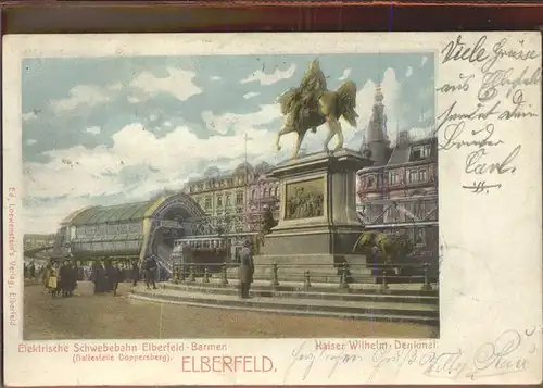 Elberfeld Wuppertal Kaiser Wilhelm Denkmal / Wuppertal /Wuppertal Stadtkreis