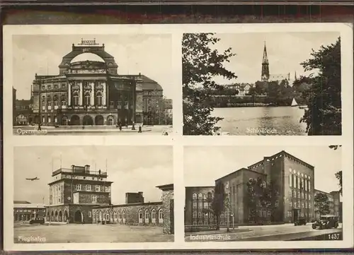 Chemnitz Schlossteich Industriehalle Flughafen Kat. Chemnitz