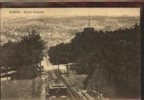 Barmen Wuppertal Barmer Bergbahn Kat. Wuppertal