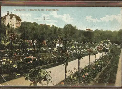 Chemnitz Stadtpark Rosarium Kat. Chemnitz