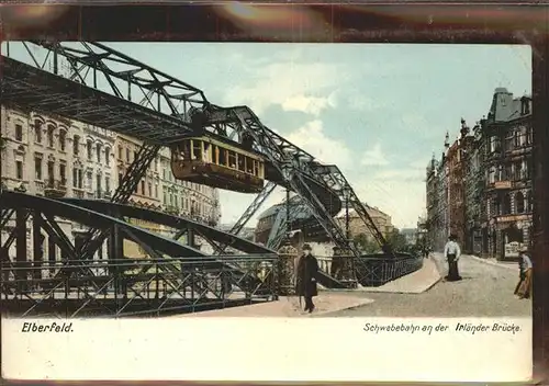 Elberfeld Wuppertal Schwebebahn Irlaender Bruecke / Wuppertal /Wuppertal Stadtkreis