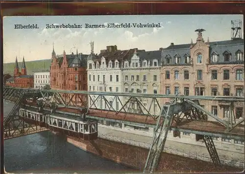 Elberfeld Wuppertal Schwebebahn Barmen / Wuppertal /Wuppertal Stadtkreis