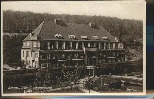 Barmen Wuppertal Staedt. Krankenhaus Kat. Wuppertal