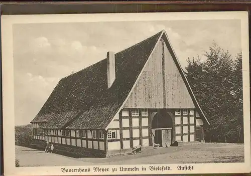 Bielefeld Bauernhaus Meyer zu Ummeln Kat. Bielefeld