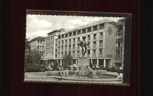 Bielefeld Leineweber Brunnen Kat. Bielefeld