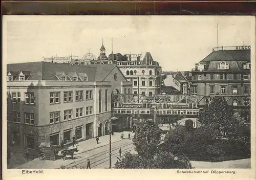 Elberfeld Wuppertal Schwebebahnhof Doeppersberg / Wuppertal /Wuppertal Stadtkreis