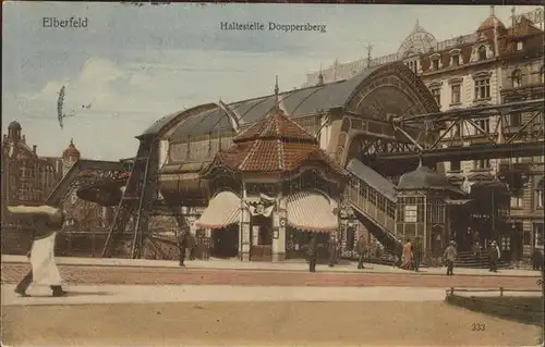 Elberfeld Wuppertal Schwebebahnhof Doeppersberg / Wuppertal /Wuppertal Stadtkreis