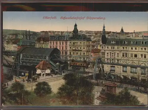 Elberfeld Wuppertal Schwebebahnhof Doeppersberg / Wuppertal /Wuppertal Stadtkreis