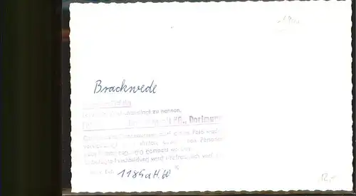 Brackwede Westfalen  Kat. Bielefeld