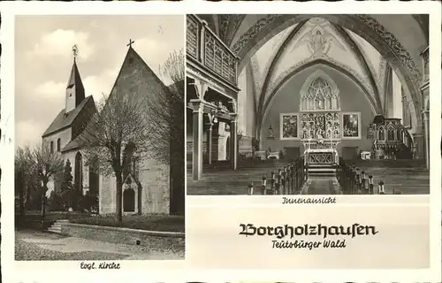 Borgholzhausen ev. Kirche Kat. Borgholzhausen
