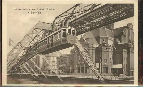 Elberfeld Wuppertal Schwebebahn Thalia-Theater / Wuppertal /Wuppertal Stadtkreis