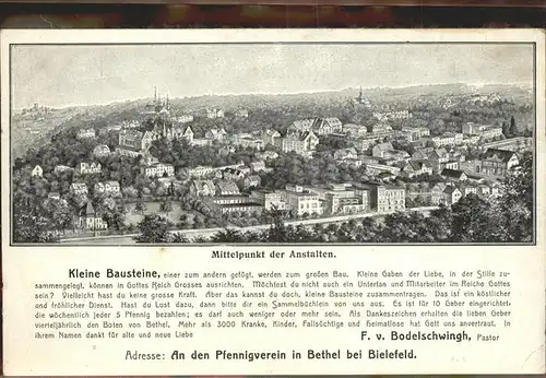 Bethel Bielefeld Mittelpunkt Anstalten Kat. Bielefeld