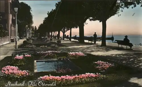 Neuchatel NE Quai Osterwald / Neuchatel /Bz. Neuchâtel