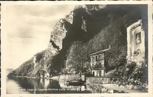 Lugano TI Lago di Lugano Gandria Kat. Lugano