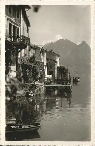 Lugano TI Lago di Lugano Gandria Kat. Lugano