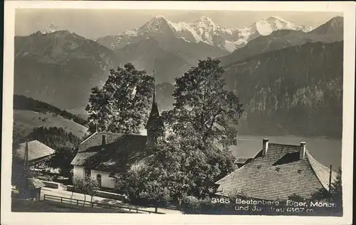 Beatenberg Eiger Moench Jungfrau Kat. Beatenberg