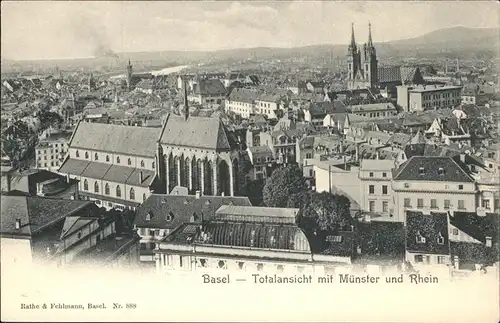 Basel BS Muenster Rhein Kat. Basel