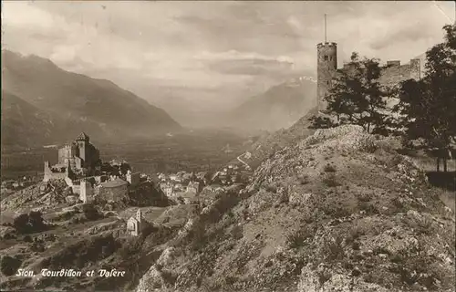 kk23108 Sion VS Tourbillon et Valere Kategorie. Sion Alte Ansichtskarten