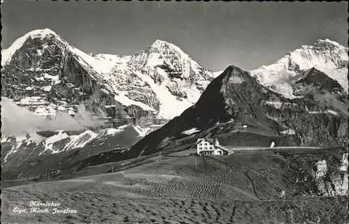 Maennlichen Eiger Moench Jungfrau Kat. Maennlichen