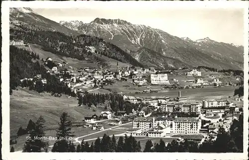 St Moritz GR Bad Dorf Kat. St Moritz