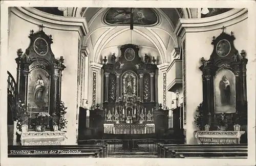 Soerenberg LU Inneres Pfaarkirche / Soerenberg /Bz. Entlebuch