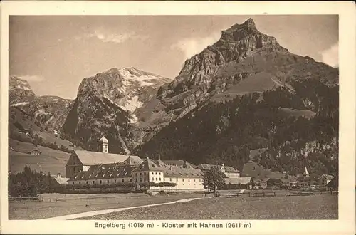 Engelberg OW Kloster Hahnen Kat. Engelberg