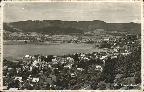 Aegerisee Ober  Unter Aegari Kat. Zug