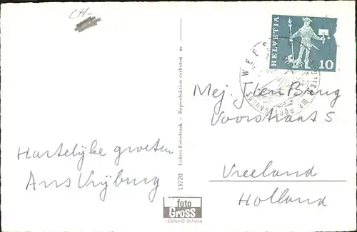 Weesen SG Walensee Amden Leistkamm Alvierkette Kat. Weesen