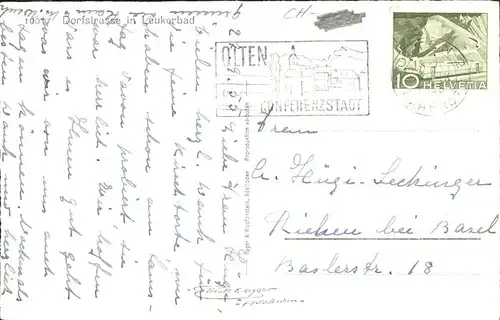 Leukerbad Strasse / Loeche-les-Bains /Bz. Leuk