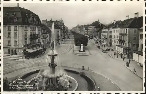 La Chaux de Fonds Leopold Robert Fontaine Kat. La Chaux de Fonds