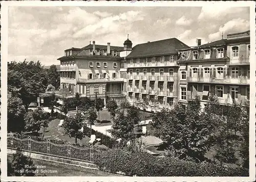 Rheinfelden AG Hotel Solbad Schuetzen Kat. Rheinfelden