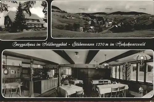Stuebenwasen Todtnauberg Berggasthaus Kat. Todtnau