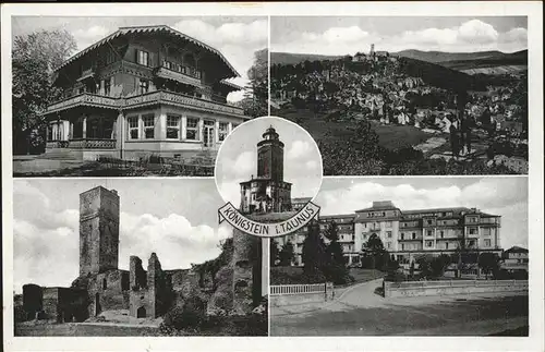 Koenigstein Taunus Ruine Kat. Koenigstein im Taunus