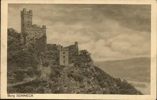 Niederheimbach Bingen Burg Sooneck Kat. Niederheimbach