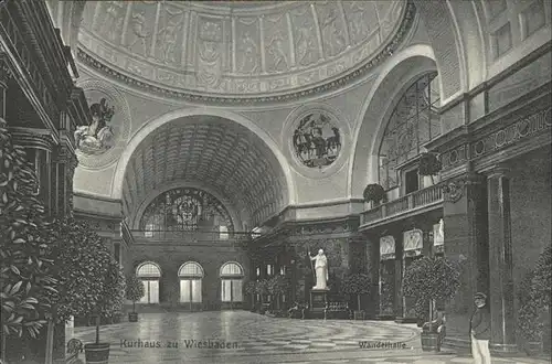 Wiesbaden Kurhaus Wandelhalle innen Kat. Wiesbaden