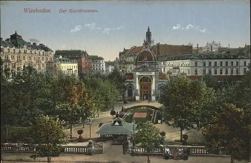 Wiesbaden Kochbrunnen Kat. Wiesbaden