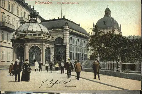 Wiesbaden Kochbrunnen Kat. Wiesbaden