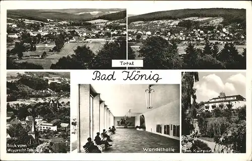 Bad Koenig total Kurpark Wandelhalle Kat. Bad Koenig