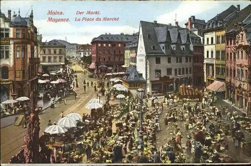 Mainz Rhein Markt / Mainz Rhein /Mainz Stadtkreis