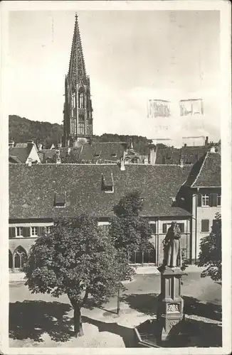 Freiburg Breisgau Berthold Schwarz Denkmal Kat. Freiburg im Breisgau