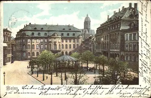 Mainz Rhein Schillerplatz / Mainz Rhein /Mainz Stadtkreis