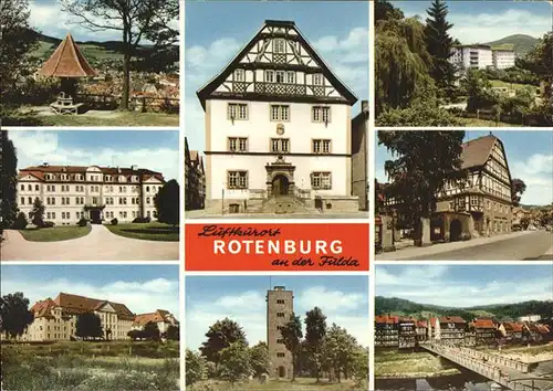 Rotenburg Fulda verschiedene Ansichten Kat. Rotenburg a.d. Fulda