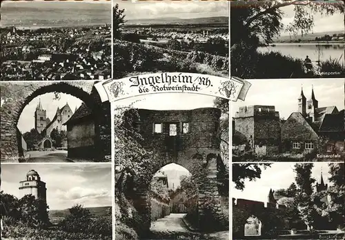 Ingelheim Rhein Rhein Kaiserpfalz Burgkirche / Ingelheim am Rhein /Mainz-Bingen LKR